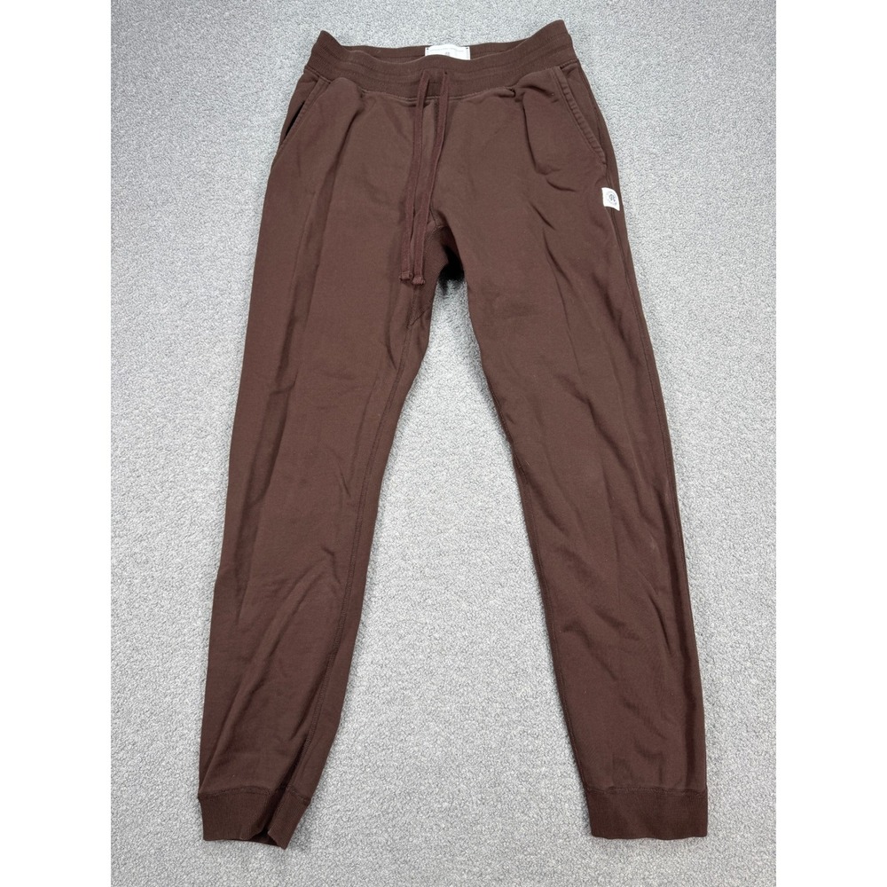 Reigning Champ Sweatpants Men's Medium Brown Slim Straight Leg Canada Loungewear